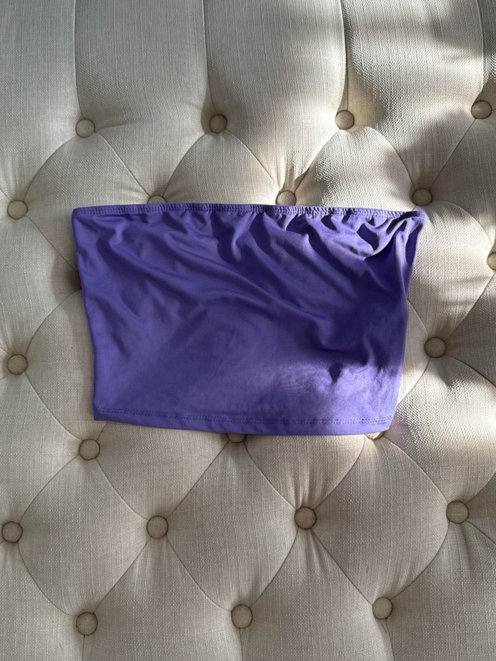 SHEIN Lilac Strapless Tube Top